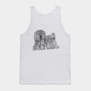 Hand Draw Puli the Dog Tank Top